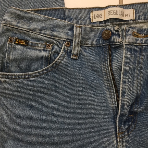 High Waisted 90s Mom Jeans Vintage Lee - Picture 7 of 8